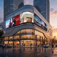 Écran LED publicitaire extérieur haute luminosité P3 P5 P6 P8 P10, étanche IP65