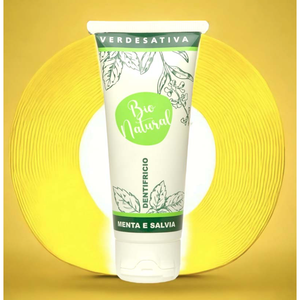 Verdesativa Dentifrice Bio Naturel Menthe et Sauge 75ml Rafraîchissant Herbal pour l'Hygiène Buccale - Product Image 1
