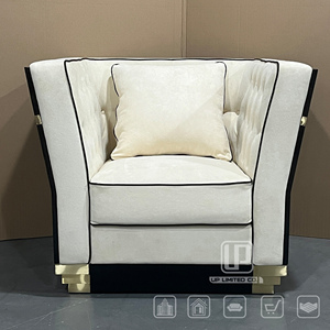 Updecors Luxury Modern Single Living Room Leather <b>Sofas</b> Chair Italian Style Leather Chair Geniune Leather Chair - Product Image 1