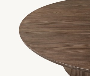 Artigianale lussuoso di fascia alta mobili in legno soggiorno rotondo tavolino moderno Set - Product Image 2