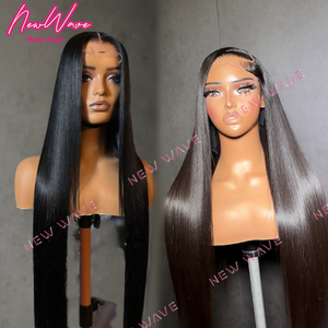 Las Mejores Pelucas Largas y Lisas de Cabello Humano Virgen con Encaje Frontal Transparente HD, Sin Pegamento, Doble Trama, de Alto Rendimiento, Hechas en India - Product Image 6