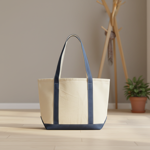 Sac fourre-tout en toile de coton réutilisable, écologique, 20 oz, avec logo personnalisé imprimé, vente en gros - Product Image 4