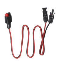 Fotovoltaica IP67 conector a GZ macho PP30 PP45 Panel Solar Cable para generador Solar portátil de la estación de energía