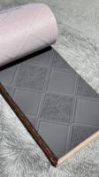 Cuir PU gaufré à motif damier pour sièges de voiture et rembourrage de meubles