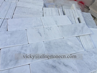 Carreaux de travertin brut de qualité supérieure, petites tuiles en bande pour extérieur, travertin ivoire