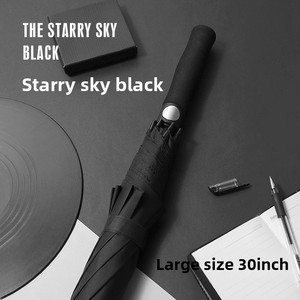 Ombrello automatico da Golf a fibra piena da 27 pollici con manico lungo a resistenza al vento per regali aziendali che pubblicizzano all'ingrosso - Product Image 6