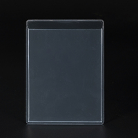 Porte-cartes monobloc moulé sous pression 35PT, protège-cartes transparents, porte-cartes de collection en plastique 3x4