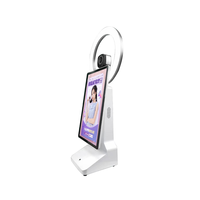 Photomaton miroir selfie unique dropshipping machine magique à écran tactile intelligent avec superpositions pour les fêtes