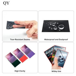 Fundas Protectoras para Tarjetas QY, Impermeables, Tamaño Estándar, para Tarjetas Coleccionables y de Juego, Carga Superior - Product Image 4