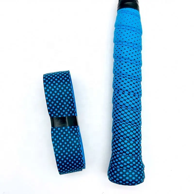 Bán Hot Blue Dot hấp thụ mồ hôi, chống trượt Vợt Tennis Grip Tape