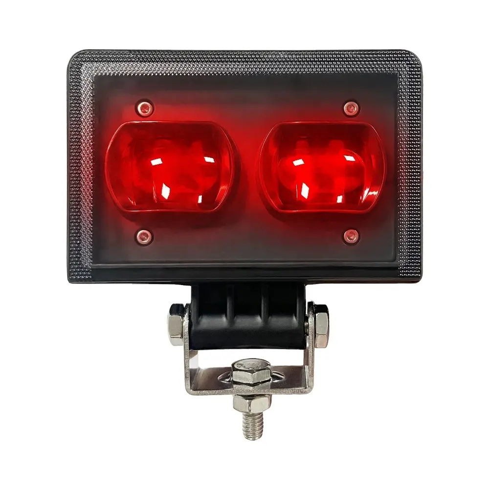 Puissance réelle 18w voyant d'avertissement de chariot élévateur de zone rouge ultra lumineux