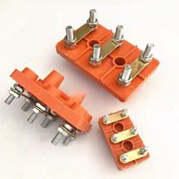 Bloc de bornes de moteur à 6 goujons avec vis en fer M6 TB06071 (67*43mm) pour câblage de moteur triphasé