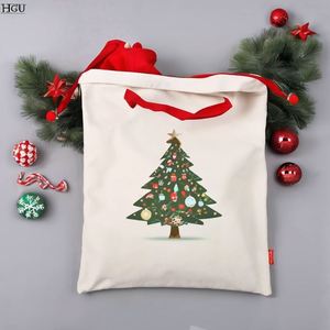 Custom Printing Christmas Japanese <b>Canvas</b> Shoulder <b>Bags</b>, with Company Logo Promotion Advertising <b>Canvas</b> <b>Drawstring</b> Backpack - Product Image 2