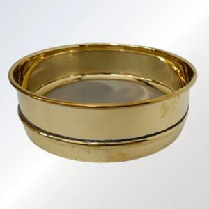 ตะแกรงทดสอบดินและวัสดุผสมแบบไร้รอยต่อ โครงทองเหลือง พร้อมตาข่ายสแตนเลส - Product Image 3