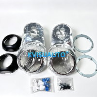 Luces de Circulación Diurna en Forma de U Fáciles de Modificar CQL, Faros Delanteros de Proyector Bi-LED, Láser G5 Liner para Ford Focus 2 2007-2011