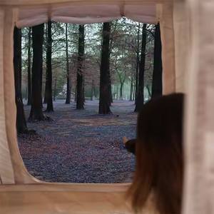 เต้นท์ผ้าฝ้ายยืดหดได้สำหรับแคมป์ปิ้งกลางแจ้งแบบแอฟริกาใต้และปิกนิก - Product Image 4