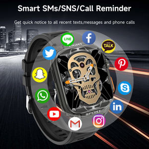 Reloj Inteligente de Moda de 1.91 Pulgadas con Linterna, Android IOS, Batería de 430 mAh, Llamadas, Asistente de Voz, IP67, Pantalla Cuadrada GP5 para Silicona - Product Image 5