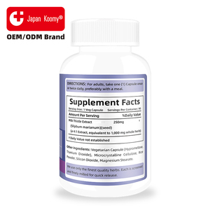 Suplemento de Extracto de Cardo Mariano Nutracéutico, Vegano, 1000 mg para el Apoyo Hepático, 90 Cápsulas de Extracto de Cardo Mariano - Product Image 6