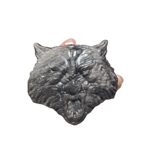 <span class=keywords><strong>Pietra</strong></span> di cristallo curativa naturale all'ingrosso che intaglia il <span class=keywords><strong>sole</strong></span> dorato dell'ossidiana con la luna - Product Image 1