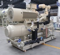 Système de réfrigération à l'ammoniac MYCOM NH3, unité de condensation, compresseur à vis à deux étages, moteur 380V/220V -60, gain de place, refroidissement rapide