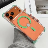 Meilleure vente pour iPhone 17 Pro Max – Coque de protection transparente antichoc avec anneau fin en cristal – Accessoire pour téléphone portable