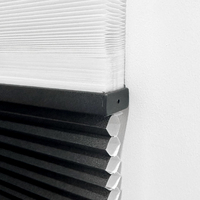 Persianas Enrollables de Panal Inalámbricas para Dormitorio, Guardería, Cine en Casa, Control de Luz con Bloqueo Total de Luz, Persianas Integradas para Ventanas