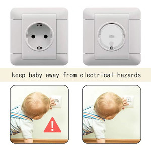 Venta al por mayor de fábrica personalizada tipo Francia cubierta de salida de descarga eléctrica <span class=keywords><strong>Protector</strong></span> de enchufe a prueba de bebés - Product Image 6