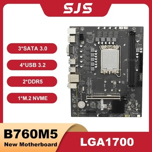 เมนบอร์ดเกมมิ่ง SEJISHI รุ่นใหม่ B760M สำหรับเดสก์ท็อป LGA1700 DDR5 รองรับช่องเสียบแบบดูอัลแชนแนล M ATX 128GB 2 ช่อง M.2 รุ่น B760 Ddr5 - Product Image 3