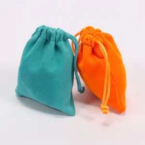 Soft Felt Pouch Jewellery Drawstring Pouch Custom Logo New Pattern Wholesale Jewelry Pouches