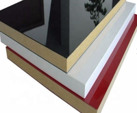 Panneau MDF UV 1220x2440x18mm / Panneau MDF haute brillance / Panneau MDF avec finition UV haute brillance de haute qualité en provenance de Chine