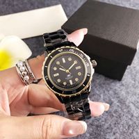 Montre de plongée rétro sport pour femme en alliage, cadran à aiguilles quartz, lunette dégradée rose-orange, personnalisable, directement de l'usine