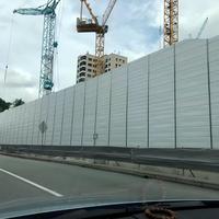 Panneau d'insonorisation haute performance pour l'ingénierie Barrière antibruit temporaire