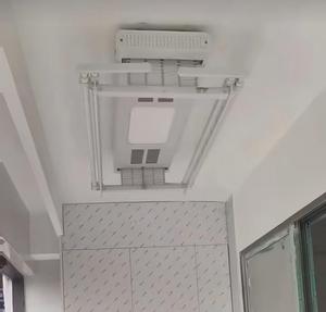 Séchoir à linge électrique intelligent à commande à distance, réglable en hauteur, avec éclairage LED et fonction de séchage à air chaud - Product Image 2