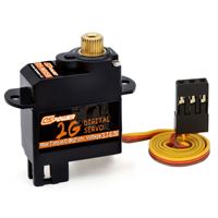 DSPOWER 2G Metal Gear Mini Digital JR 3 Kabel RC Mobil Pesawat Terbang Helikopter Perahu Duct Robot Mainan DIY