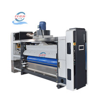 Máquina FFG para Cajas Corrugadas Ocean, Impresión Flexográfica HD de 4 Colores, Adsorción al Vacío, Ranurado, Encolado, Troquelado, Línea de Producción