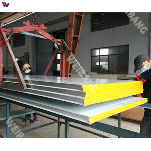 Acier inoxydable à installation rapide pour panneaux pour bâtiments commerciaux préfabriqués canadiens, chambres froides, résistant au feu et à l'eau - Product Image 1