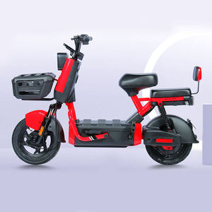 Bicicleta Eléctrica Urbana con Motor Trasero de 500W sin Escobillas, Cuadro de Acero, 3 Velocidades, Ruedas de 14 Pulgadas, Batería de Plomo-Ácido, Sensor, 45-50KM de Autonomía - Product Image 1