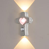 Lampe murale à détecteur de mouvement magnétique sans fil Morden, décoration intelligente pour la maison, lumière de nuit rechargeable par USB, lampe murale LED pour chambre à coucher, lampe de chevet