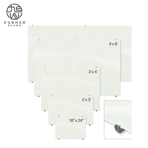 Tablero de borrado en seco de vidrio sin marco magnético brillante de 120x180 cm con bolígrafo y borrador - Product Image 5
