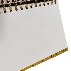 จีนซัพพลายปกแข็งรายวันวารสารพิมพ์ที่กำหนดเองด้วยของขวัญสุดหรูสัปดาห์วางแผนบรรจุภัณฑ์กล่องกระดาษชุด - Product Image 2