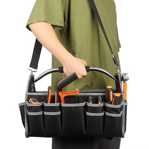 Organizador Multiusos Profesional Personalizado para Artesanos, Material Oxford Impermeable con Asa y Base Rígida para <span class=keywords><strong>Herramientas</strong></span> <span class=keywords><strong>de</strong></span> <span class=keywords><strong>Fontaneros</strong></span> - Product Image 5