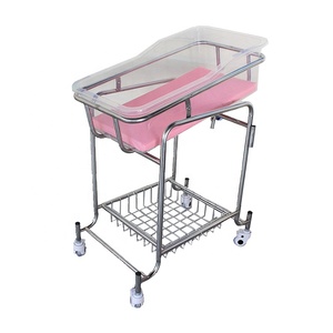 Nouveau-né en acier inoxydable bébé berceau lit bébé maternité pédiatrique - Product Image 5