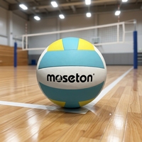 Ballon de volley-ball taille 5 en PU, design personnalisé, logo sur mesure, idéal pour l'entraînement en extérieur et sur la plage – Vente chaude