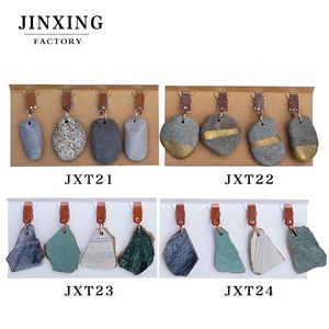 Clips de couverture de table en marbre de galets Clip en métal-Conception de pierre naturelle Lavable Durable <span class=keywords><strong>Poids</strong></span> de <span class=keywords><strong>nappe</strong></span> moderne pour restaurant à la maison - Product Image 6