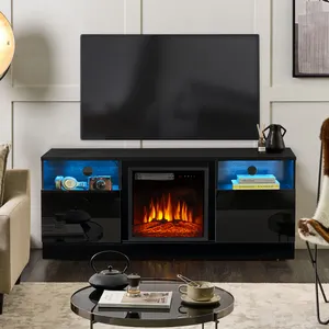 Duvara monte asma TV dolabı modern minimalist küçük daire oturma odası TV dolabı
