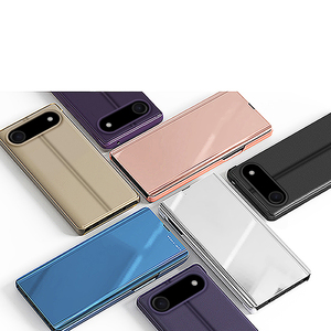 Nouvelle coque de téléphone pour iPhone 17 <span class=keywords><strong>Air</strong></span> avec miroir de poche, vue claire, design électro-plaqué, antichoc, avec support et portefeuille - Product Image 6