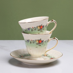Juego de Taza y Platillo de Cerámica Creativa para Café, Tetera Ecológica con Caja de Regalo - Product Image 3
