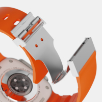 Chungming High Quality Rugged Adjustable Folding Magnetic Buckle Silicone Strap Band for Apple Watch Series 10 42mm 46mm