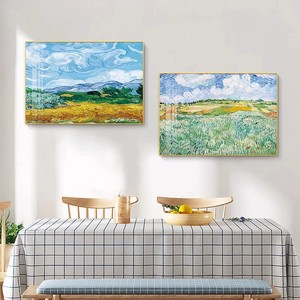 <span class=keywords><strong>Cuadro</strong></span> Decorativo <span class=keywords><strong>de</strong></span> Pared con Impresión Artística <span class=keywords><strong>de</strong></span> Vincent Van Gogh, Pintura al Óleo en Lienzo Enmarcado - Product Image 1