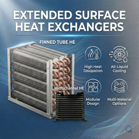 Sistema de Recuperación de Calor AESIMA de Acero al Carbono, Tubo Aletado de Alta Temperatura (>600C) para Gases Corrosivos, Ahorro de Energía